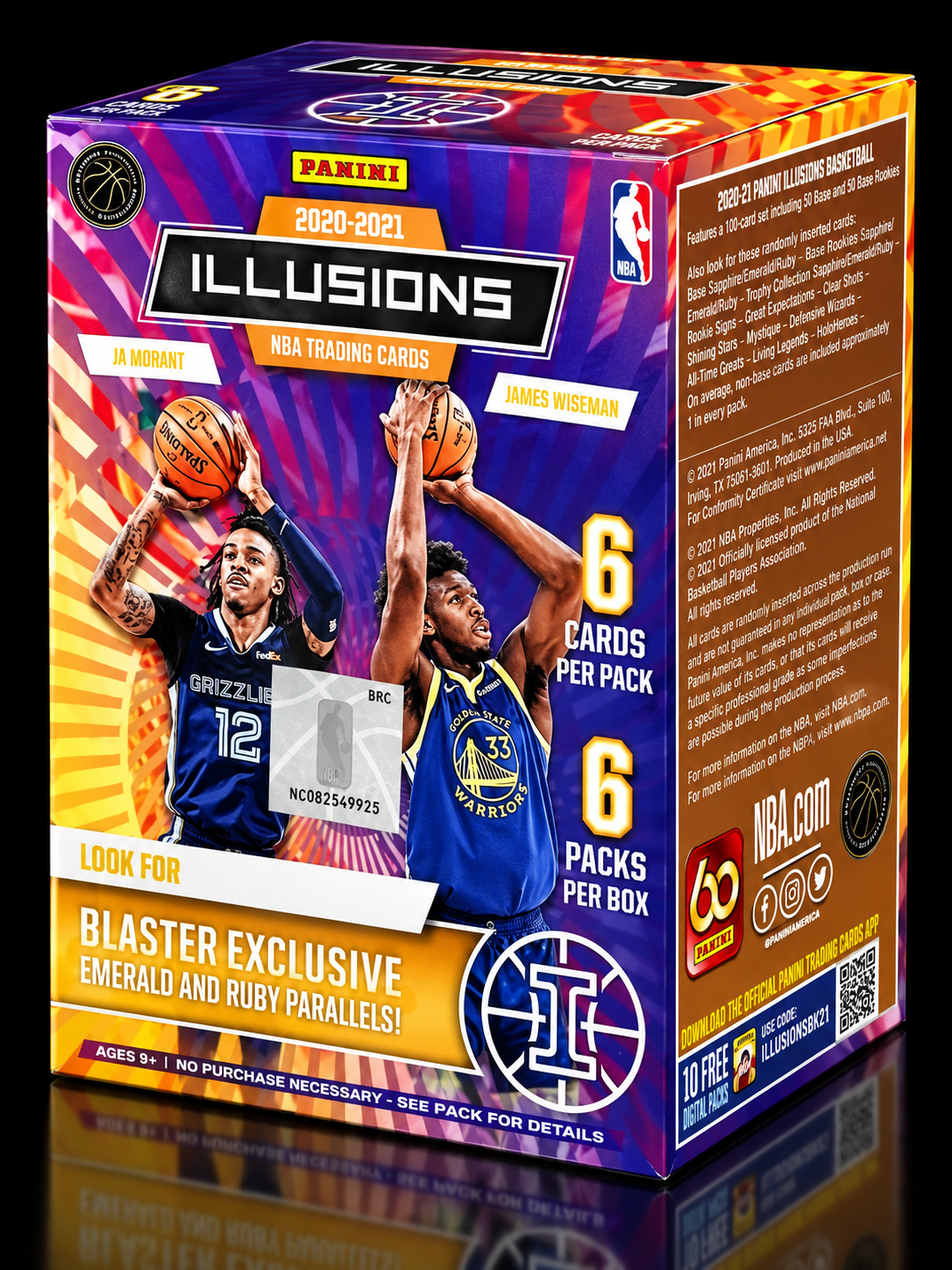 2020-21 Panini Illusions Basketball Blaster Box