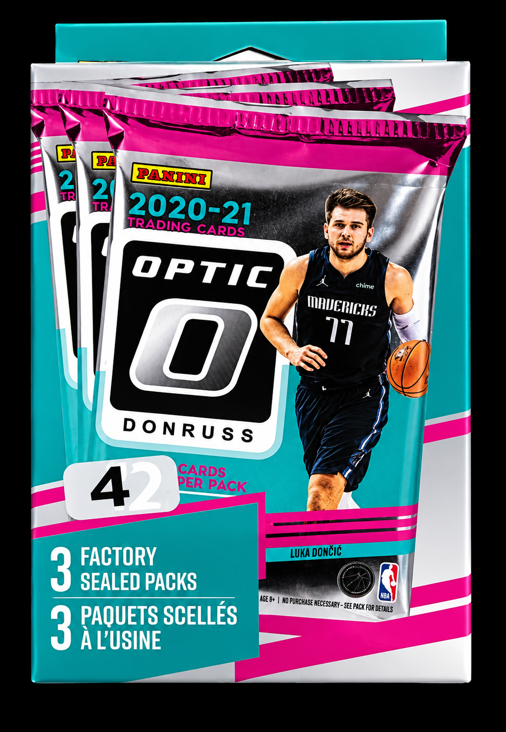 2020-21 Donruss Optic Basketball 3-Pack Retail Box