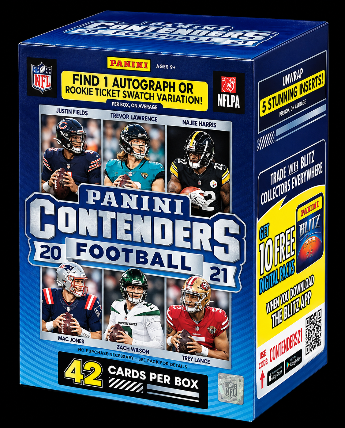 2021 Panini Contenders Football Blaster Box