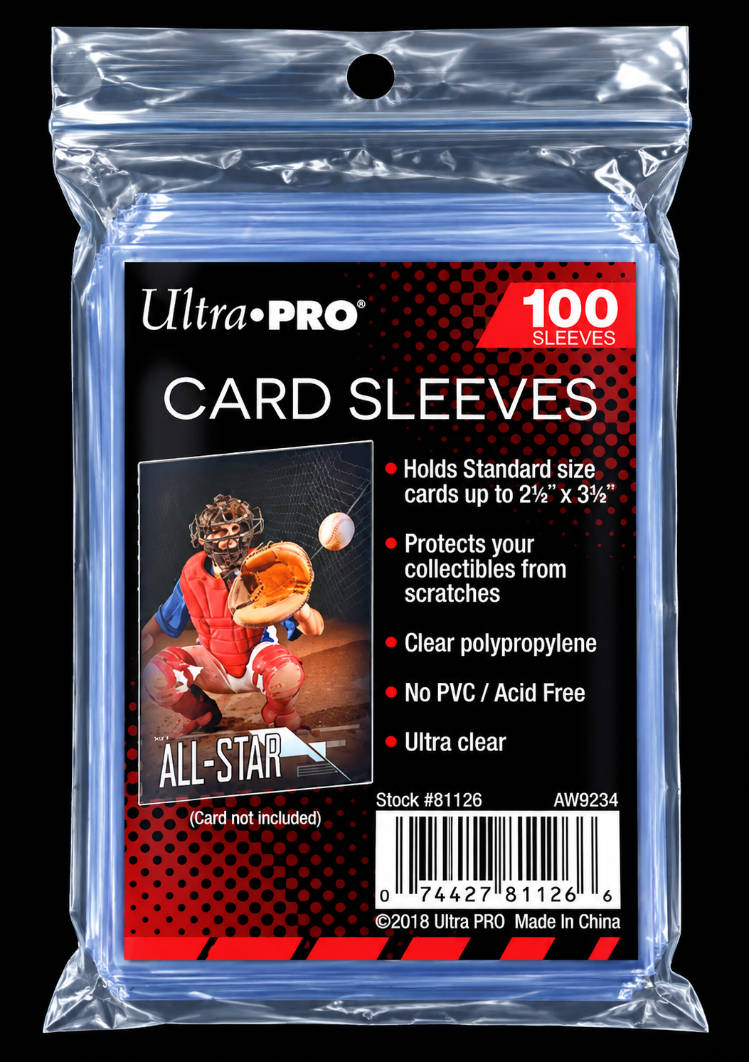 Ultra PRO Standard Card Sleeves – 100 Count