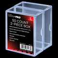 Ultra PRO 50 Count 2-Piece Card Storage Box – 2 Pack