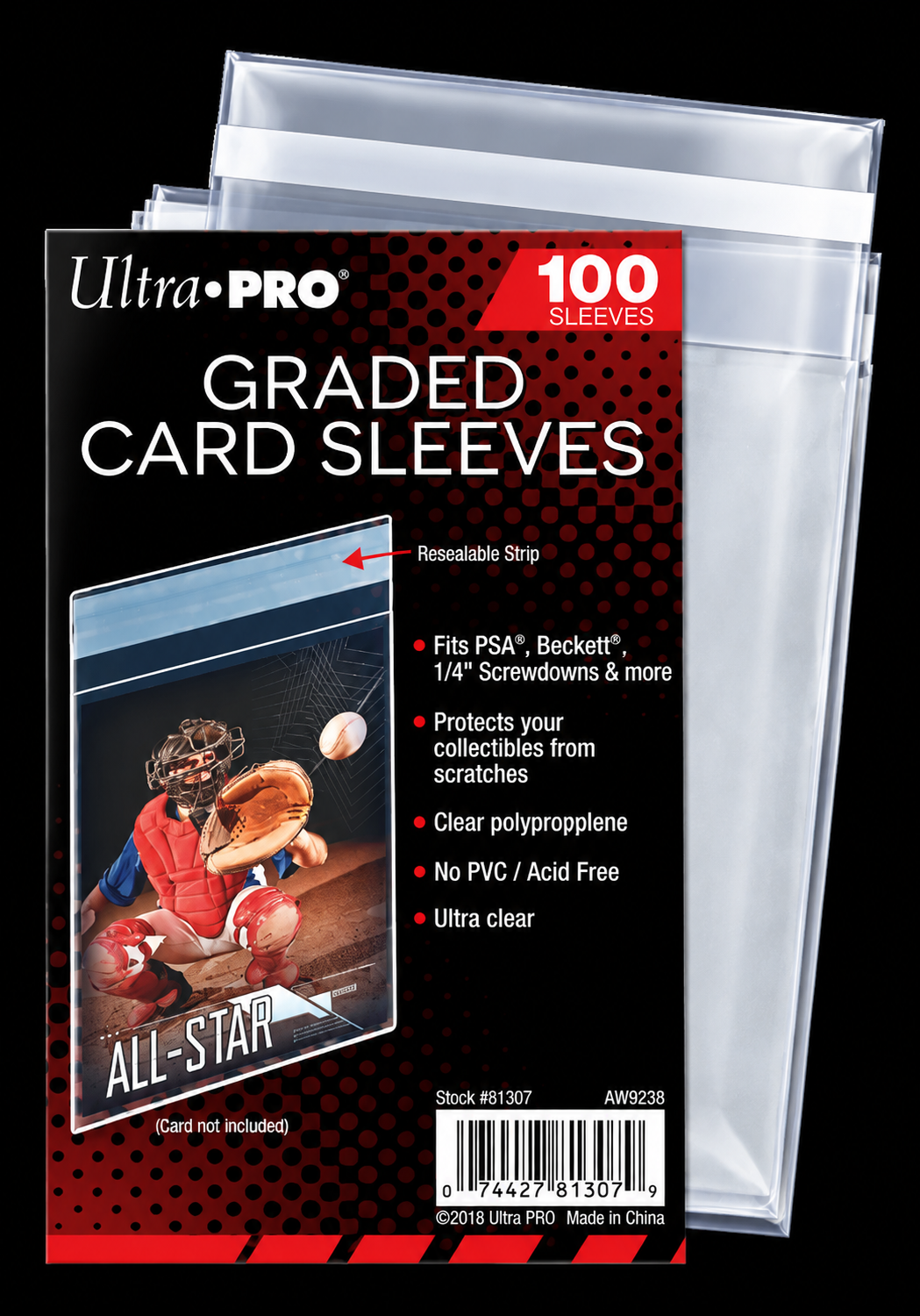 Ultra PRO Graded Card Sleeves – 100 Count