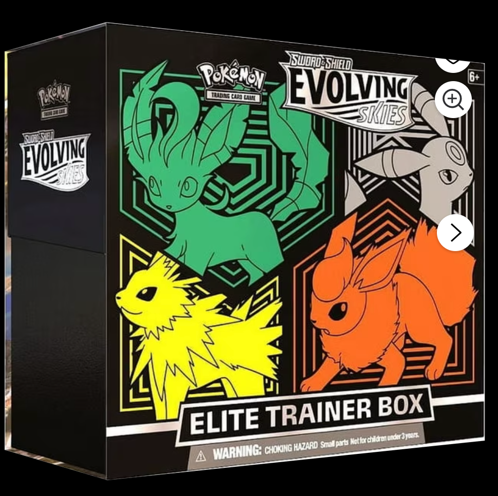 Pokémon TCG – Sword &amp; Shield: Evolving Skies Elite Trainer Box