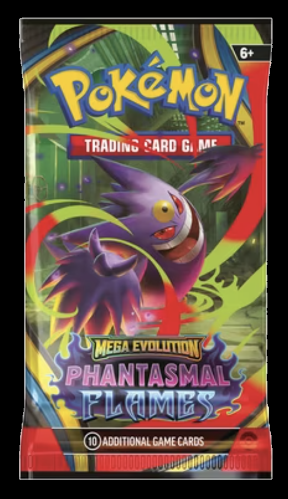 Pokémon TCG – Mega Evolution: Phantasmal Flames Booster Pack