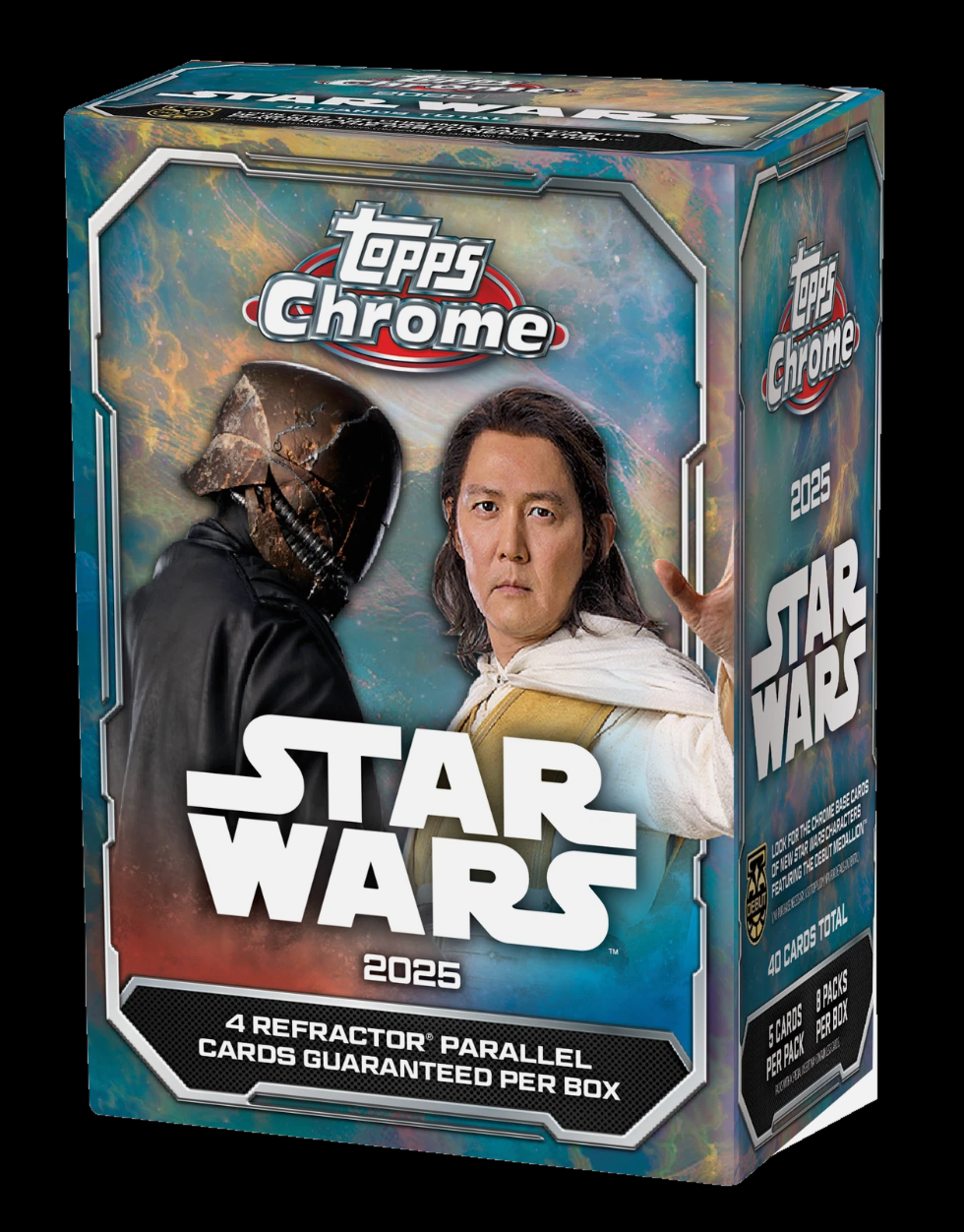 2025 Topps Chrome Star Wars Trading Cards – Blaster Box